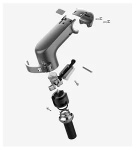 Detailed bike handlebar mechanism