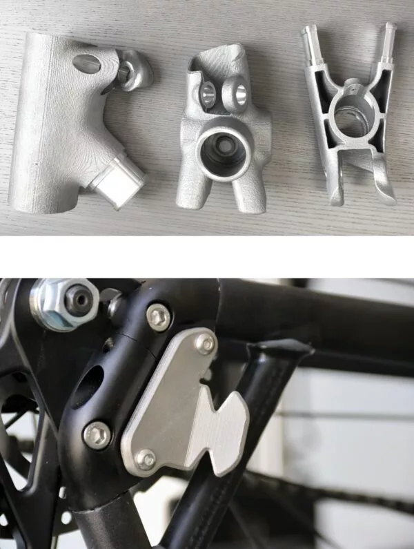 Metal bike parts